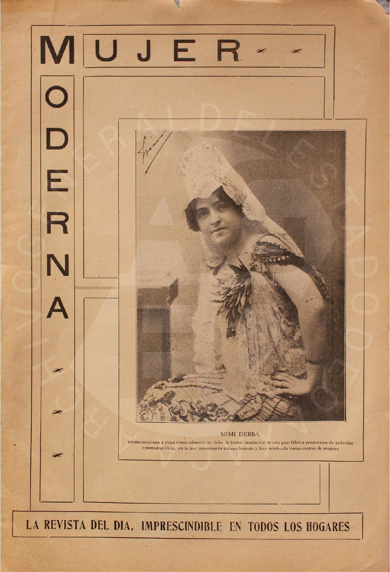 Revista La Mujer Moderna.